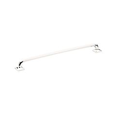 Northport 12" (305mm) Center to Center, 13" (330mm)Length, Square Bases, Polished Chrome Cabinet Pull/ Handle