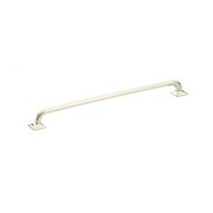 Northport 12" (305mm) Center to Center, 13" (330mm)Length, Square Bases, Brushed Nickel Cabinet Pull/ Handle