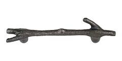 Atlas Homewares Twig Pull Whimsical Style 3 Inch (76mm ) Center to Center, Overall Length 4.5" Iron, Cabinet Hardware Pull / Handle