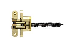 Model 216IC Bright Brass Invisible Closer Hinge