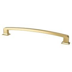 Hearthstone 12" (305mm) Center to Center, 13-3/8" (340mm) Overall Length Modern Brushed Gold Appliance Pull