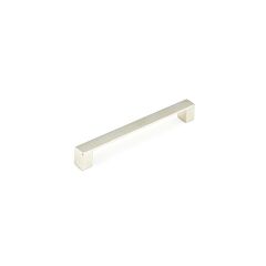 Classico 6-5/16" (160mm) Center to Center, 6-3/4" (171.5mm) Length, Smooth Satin Nickel Cabinet Pull/ Handle