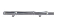 Atlas Homewares Bamboo Pull Whimsical Style 3 Inch (76mm ) Center to Center, Overall Length 5.25" Pewter, Cabinet Hardware Pull / Handle