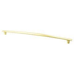 Meadow 17-5/8" (448mm) Center to Center, 19-1/4" (488.5mm) Overall Length Satin Gold Appliance Pull