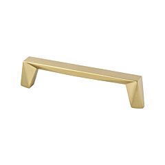 Swagger 3-3/4" (96mm) Center to Center, 4-3/16" (106.5mm) Overall Length Modern Brushed Gold Pull