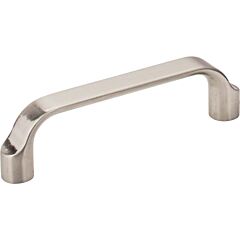 Elements Brenton Collection 3-3/4" (96mm) Center to Center, 4-5/16" (109.5mm) Overall Length Satin Nickel Cabinet Pull/Handle