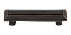 Atlas Homewares Trocadero Pull Transitional Style 3 Inch (76mm ) Center to Center, Overall Length 4" Venetian Bronze, Cabinet Hardware Pull / Handle Rok Hardware Wholesale