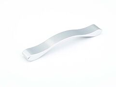 Wave 6-5/16" (160mm) Center to Center, 7-3/4" (197mm) Length, Matte Chrome Cabinet Pull/ Handle