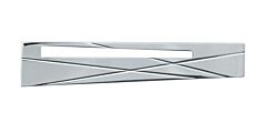 Atlas Homewares Modernist Left Pull Modern Style 3 Inch (76mm ) Center to Center, Overall Length 5" Polished Chrome, Cabinet Hardware Pull / Handle