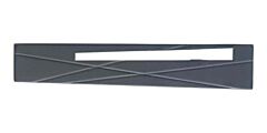 Atlas Homewares Modernist Right Pull Modern Style 3 Inch (76mm ) Center to Center, Overall Length 5" Matte Black, Cabinet Hardware Pull / Handle