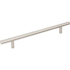 Elements Naples Contemporary Satin Nickel 7-9/16 Inch (192mm) Center to Center, Overall Length 10-11/16 Inch Cabinet Hardware Pull / Handle