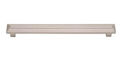 Atlas Homewares Trocadero Pull Transitional Style 6-1/4 Inch (160mm ) Center to Center, Overall Length 7.25" Brushed Nickel, Cabinet Hardware Pull / Handle