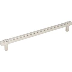 Zane Style 8-13/16 Inch (224mm) Center to Center, Overall Length 10-1/16 Inch Polished Nickel Kitchen Cabinet Pull/Handle