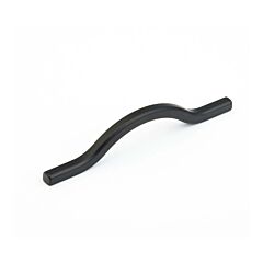 Sorrento 3-3/4" (96mm) and 5-1/16" (128mm) Center to Center, 5-1/2" (140mm) Length, Matte Black Cabinet Pull/ Handle
