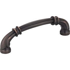 Jeffrey Alexander Lafayette Collection 3-3/4" (96mm) Center to Center, 4-3/8" (111mm) Overall Length Brushed Oil-Rubbed Bronze Cabinet Pull/Handle