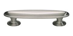 Atlas Homewares Austen Pull Transitional Style 3 Inch (76mm ) Center to Center, Overall Length 4" Brushed Nickel, Cabinet Hardware Pull / Handle