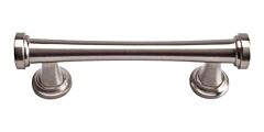 Atlas Homewares Browning Pulls  CC Transitional Style 3 Inch (76mm ) Center to Center, Overall Length 4.57" Brushed Nickel, Cabinet Hardware Pull / Handle