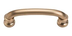 Atlas Homewares Shelley Pull Transitional Style 3 Inch (76mm ) Center to Center, Overall Length 3.6" Champagne, Cabinet Hardware Pull / Handle