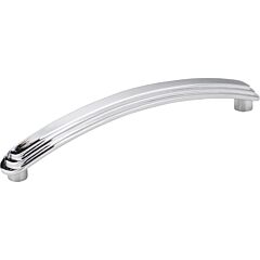 Calloway Style 5-1/32 Inch (128mm) Center to Center, Overall Length 5-3/4 Inch Polished Chrome Cabinet Pull/Handle