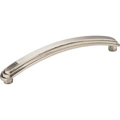 Elements Calloway Collection 5" (127mm) Center to Center, 5-3/4" (146mm) Overall Length Satin Nickel Cabinet Pull/Handle