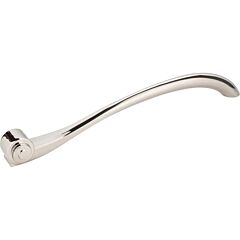Duval Style 12 Inch (305mm) Center to Center, Overall Length 13-1/8 Inch Polished Nickel Cabinet Pull/Handle