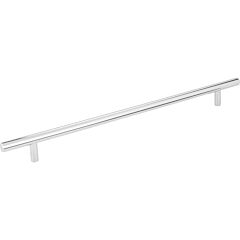 Elements Naples Contemporary Polished Chrome 11-3/8 Inch (288mm) Center to Center, Overall Length 14-1/2 Inch Cabinet Hardware Pull / Handle