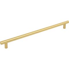 Elements Key West Collection 12-5/8" (320mm) Center to Center, 14-9/16" (369.5mm) Overall Length Brushed Gold Cabinet Pull/Handle