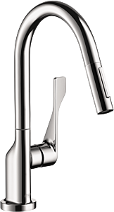 Hansgrohe AXOR Citterio Prep Kitchen Faucet 2-Spray Pull-Down, 1.75 GPM in Chrome