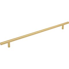 Elements Naples Collection 12-9/16" (319mm) Center to Center, 15-11/16" (398.5mm) Overall Length Brushed Gold Cabinet Pull/Handle