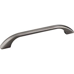 Sonoma Brushed Pewter 6-5/16 Inch (160mm) Center to Center, Overall Length 8 Inch Cabinet Hardware Pull / Handle, Jeffrey Alexander