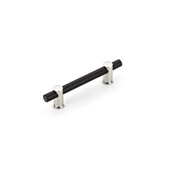 Fonce Bar Pull 4" (102mm) Center to Center, 6" Length, Non-adjustable Matte Black Cabinet Pull/ Handle