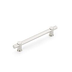 Fonce Bar Pull 6" (152mm) Center to Center, 8" Length, Non-adjustable Polished Nickel Cabinet Pull/ Handle