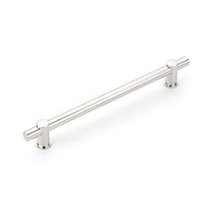 Fonce Bar Pull 8" (203mm) Center to Center, 10" Length, Non-adjustable Polished Nickel Cabinet Pull/ Handle