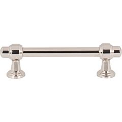 Atlas Homewares Bronte Pull Polished Nickel Classic 3-3/4" (96mm) Center to Center, 5-1/16" (128mm) Length, Cabinet Pull / Handle