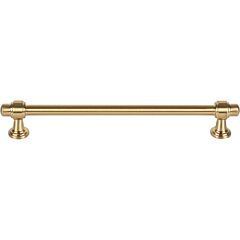 Atlas Homewares Bronte Collection 7-9/16" (192mm) Center to Center, Overall Length 9-1/2" (241.5mm), Warm Brass Cabinet Hardware Pull / Handle