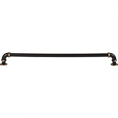 Atlas Homewares Steam Punk Collection 12" (305mm) Center to Center, Overall Length 12-3/4" (324mm), Cafe Bronze Cabinet Hardware Pull / Handle