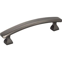 Elements Hadly Collection 3-3/4" (96mm) Center to Center, 4-3/4" (121mm) Overall Length Brushed Pewter Cabinet Pull/Handle