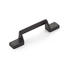 San Marco 3-3/4" (96mm) Center to Center, 4-7/8" (123.5mm) Length, Matte Black Cabinet Pull/ Handle