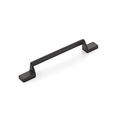 San Marco 6-5/16" (160mm) Center to Center, 7-1/2" (190.5mm) Length, Matte Black Cabinet Pull/ Handle
