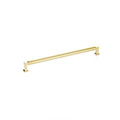 Haniburton 12" (305mm) Center to Center,12-15/16" (329mm) Length, Unlacquered Brass, Back to Back Appliance Pull/ Handle