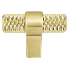 Radial Reign 2" (51mm) Overall Length Modern Brushed Gold Knob