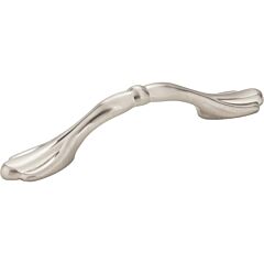 Arcadia 3 Inch (76mm) Center to Center, Overall Length 5-1/2 Inch Satin Nickel Cabinet Pull/Handle