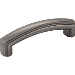 Jeffrey Alexander Delgado Collection 3-3/4" (96mm) Center to Center, 4-1/4" (108mm) Overall Length Brushed Pewter Cabinet Pull/Handle