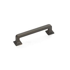 Menlo Park 3-1/2" (89mm) Center to Center, 4-1/2" Length, Ancient Bronze Cabinet Pull/ Handle