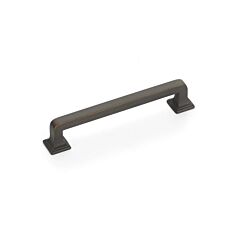 Menlo Park 5" (127mm) Center to Center, 5-3/4" Length, Ancient Bronze Cabinet Pull/ Handle