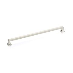 Menlo Park 12" (305mm) Center to Center, 12-3/4" Length, Brushed Nickel Cabinet Pull/ Handle