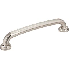 Jeffrey Alexander Bremen Collection 5-1/16" (128mm) Center to Center, 5-7/8" (149mm) Overall Length Satin Nickel Cabinet Pull/Handle