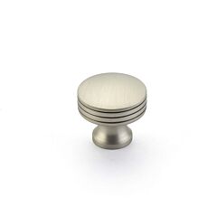 Menlo Park Satin Nickel, Round Kitchen Cabinet Drawer Knob, 1-1/4" (32mm) Diameter