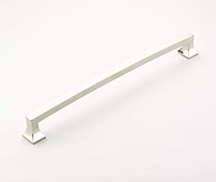 Menlo Park 15" (381mm) Center to Center, 16-1/8" Length, Arched Polished Nickel Appliance Pull/ Handle