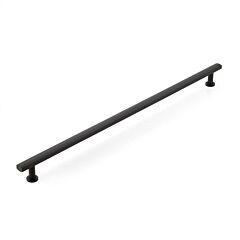 Heathrow 24" (610mm) Center to Center, 26-1/2" (673.5mm) Length, Matte Black, Back to Back Appliance Pull/ Handle